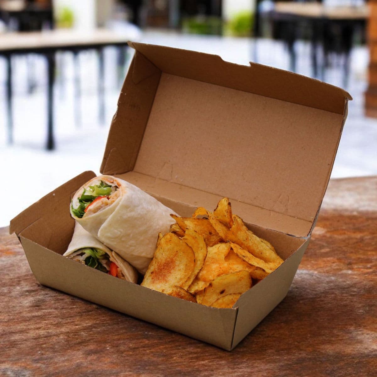 #9 Corrugated ClamShell 2