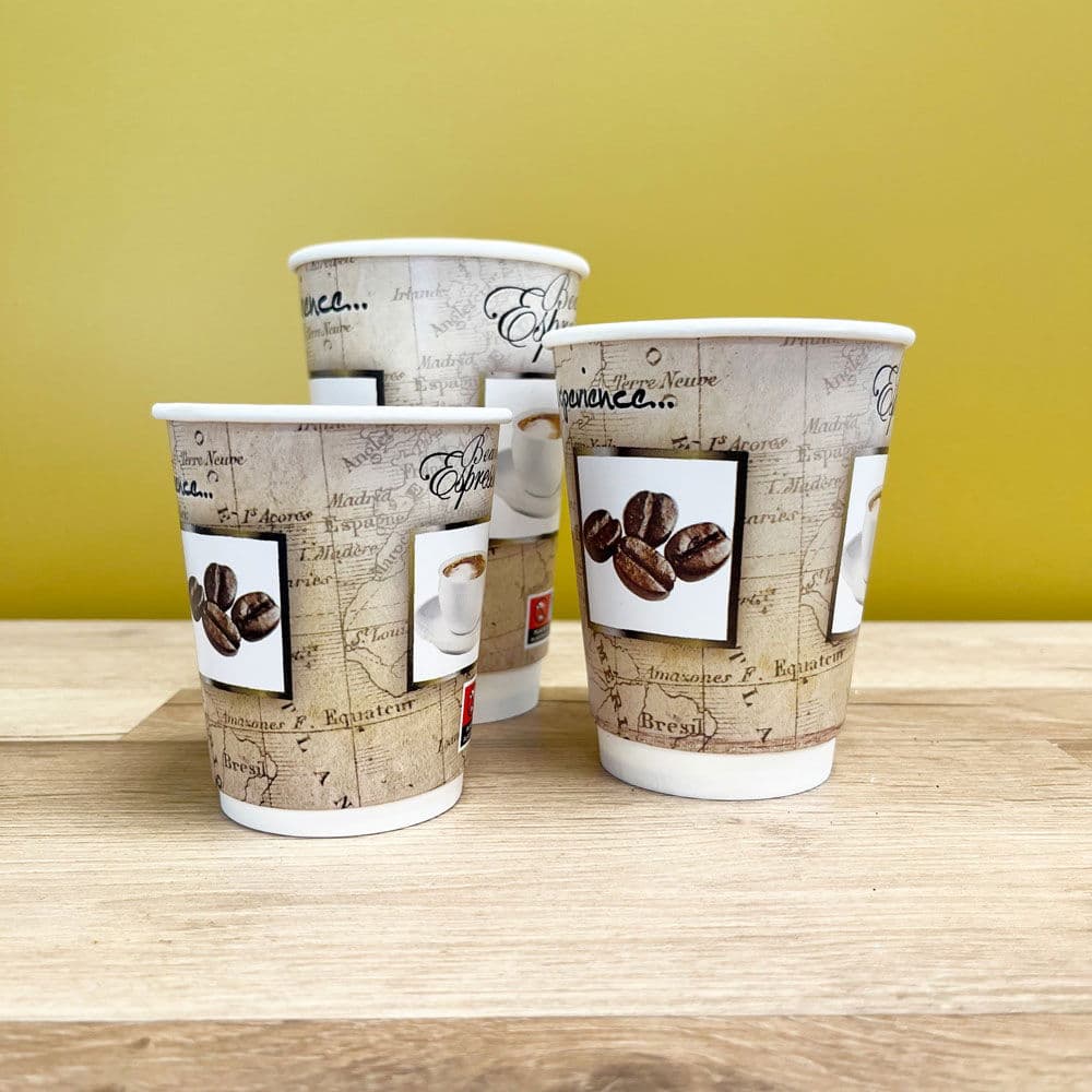 12oz Traveller Double Wall Hot Cups 2