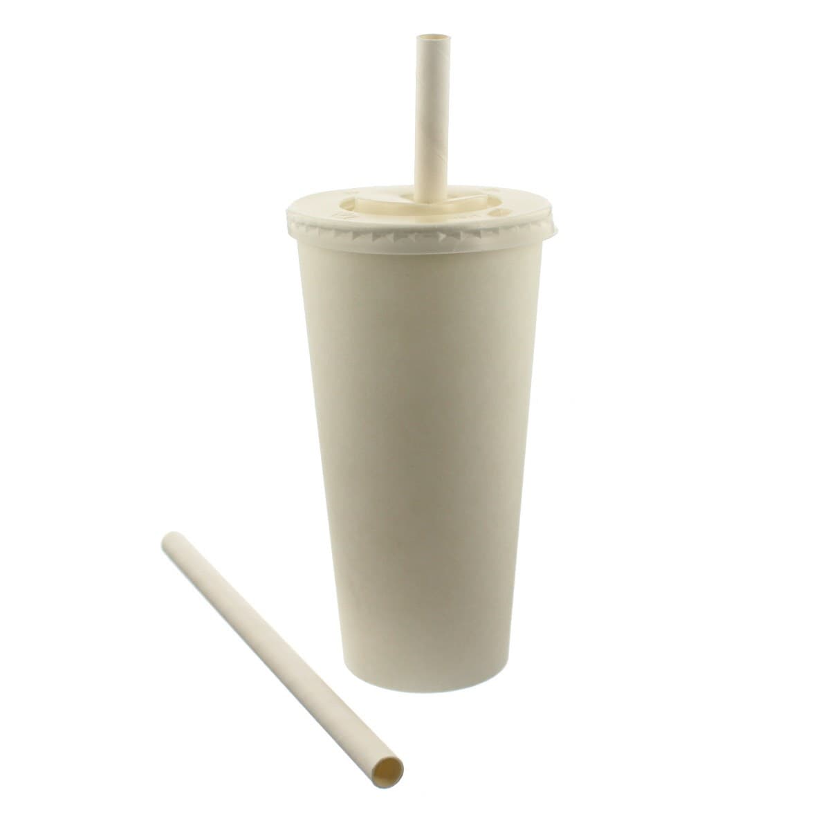 Leafware White Paper Straw (10mm x 210mm) 2