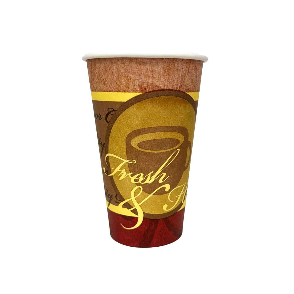 16oz Fresh and Hot Single Wall Hot Cups