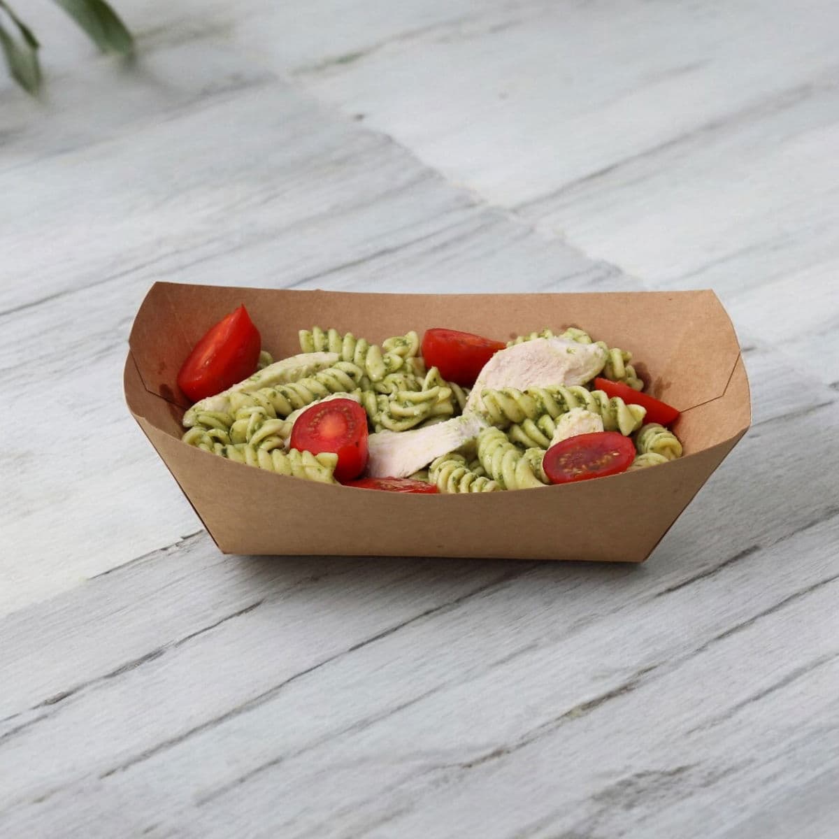 2.5lb Kraft Paper Food Tray 2