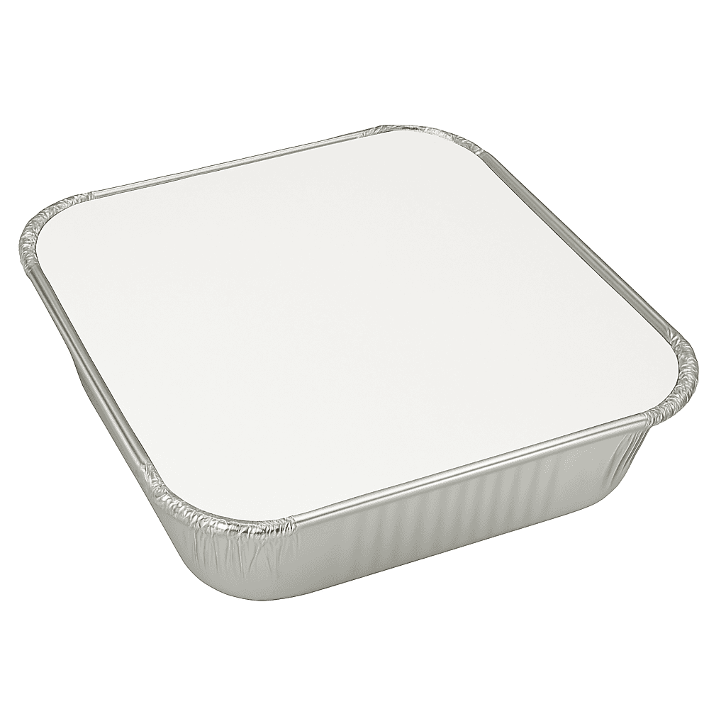 Foil Container & Lid Combo (9x9in)