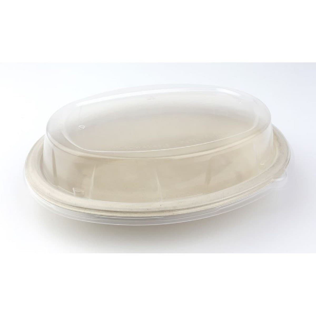 Oval Burrito Clear Lid