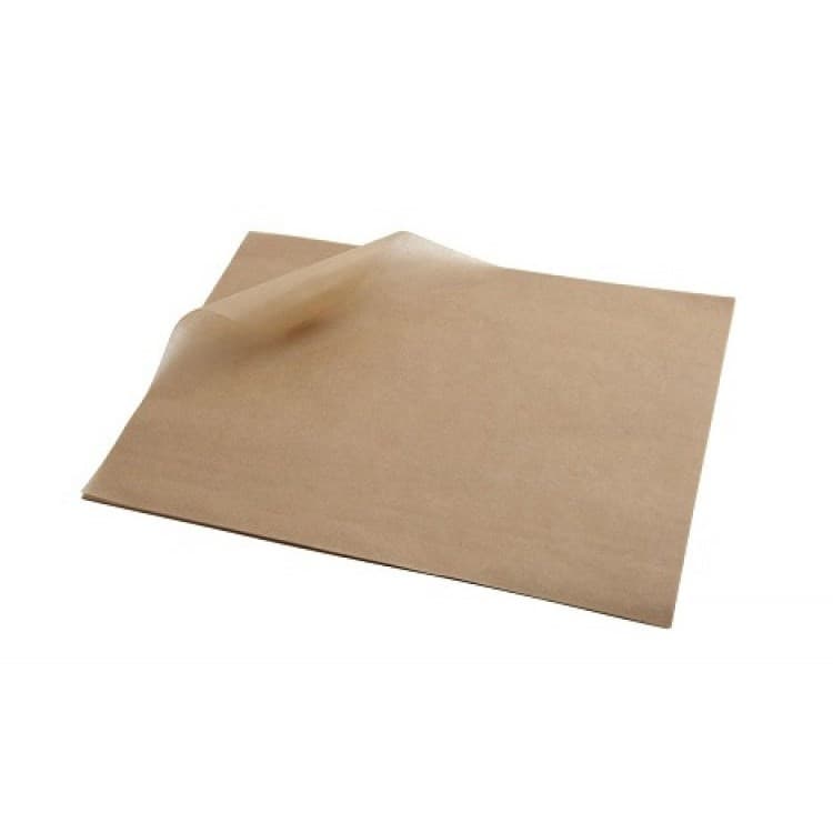 Plain Brown Greaseproof Sheets (350x450mm)