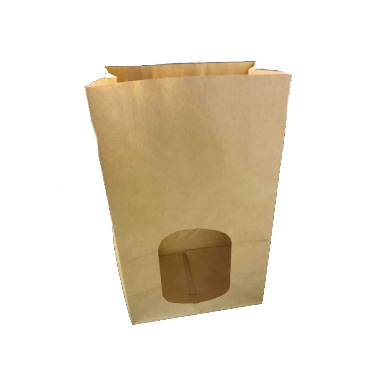 Brown Kraft Treat Bag with Window (150x95x250mm)