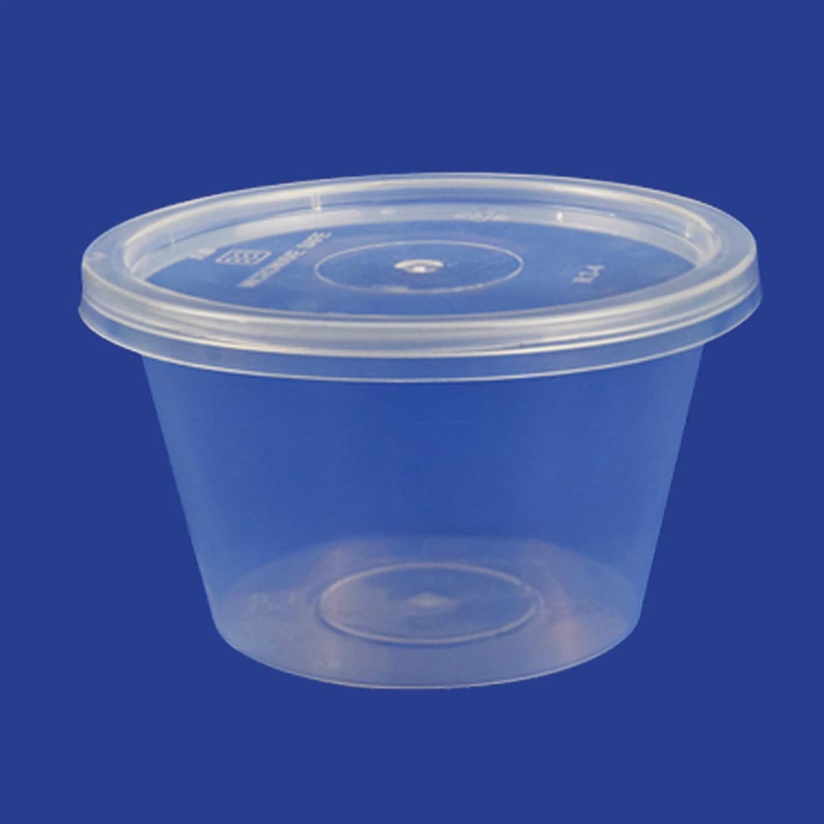 4oz Clear Microwave Container with Lid